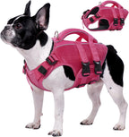 Kuoser Dog Life Jacket High Flotation, Reflective Dogs Life Vest for Swimming Boating, Adjustable Small Medium Large Dog lifejacket, Lightweight Dogs Life Preserver Rescue Handle Spring Summer Pool - Image 11