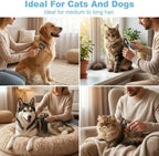 Safe deshedding tool for long thick hair on dogs and cats