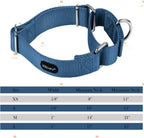 Mikivery adjustable nylon pet collar haze color secure escape proof design