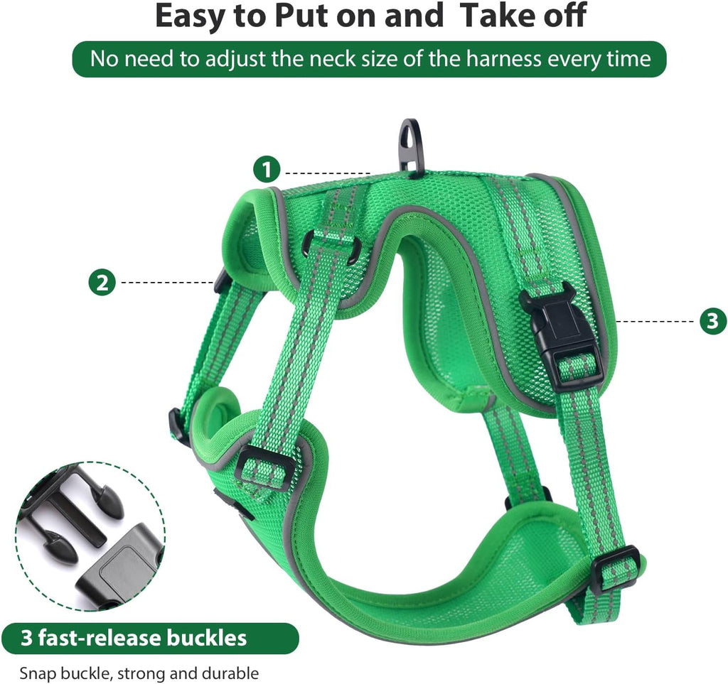 Rttochfy breathable air mesh cat walking harness adjustable straps detail
