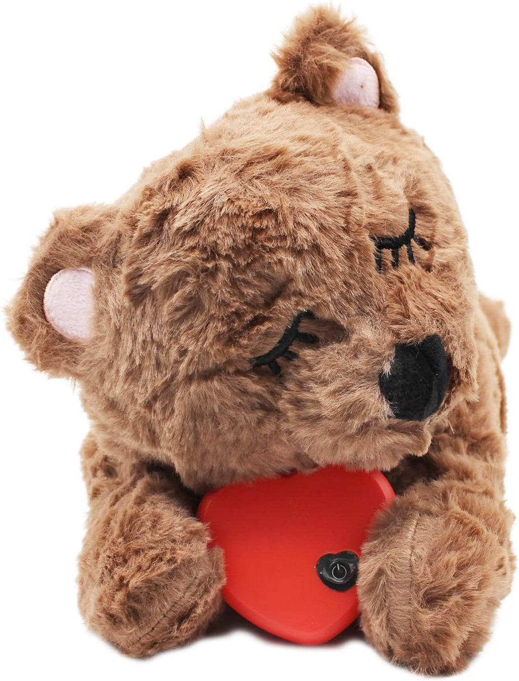 3T GROUP Puppy Heartbeat Toy Sleep Aid Dog Heartbeat Stuffed Animal Toy for Puppy Essentials Plush Pillow Pet Calming Anxiety Relief (Beige) - Image 12