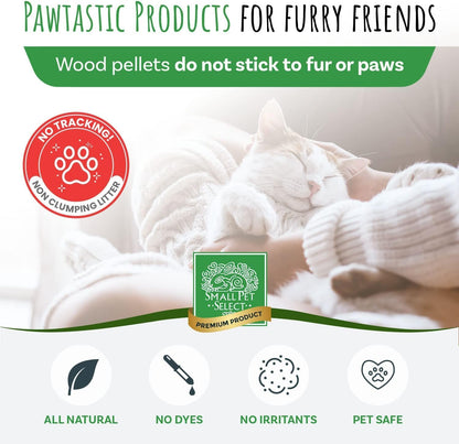 Small Pet Select 20lb packaging showing USA made label