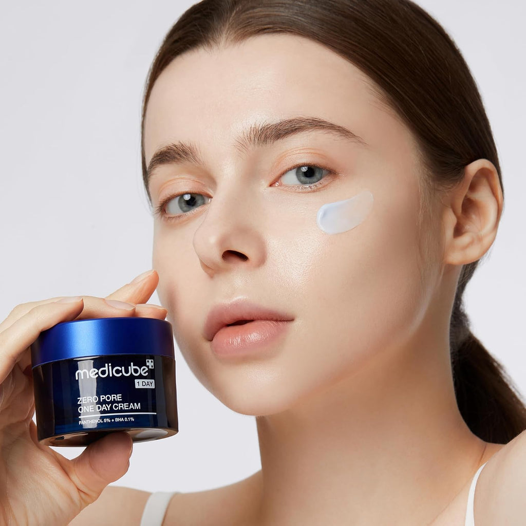 Medicube Zero Pore One Day Cream texture and consistency preview