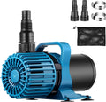 TONGCHANT Submersible Pond Pump front view showing the blue housing and intake grill.
