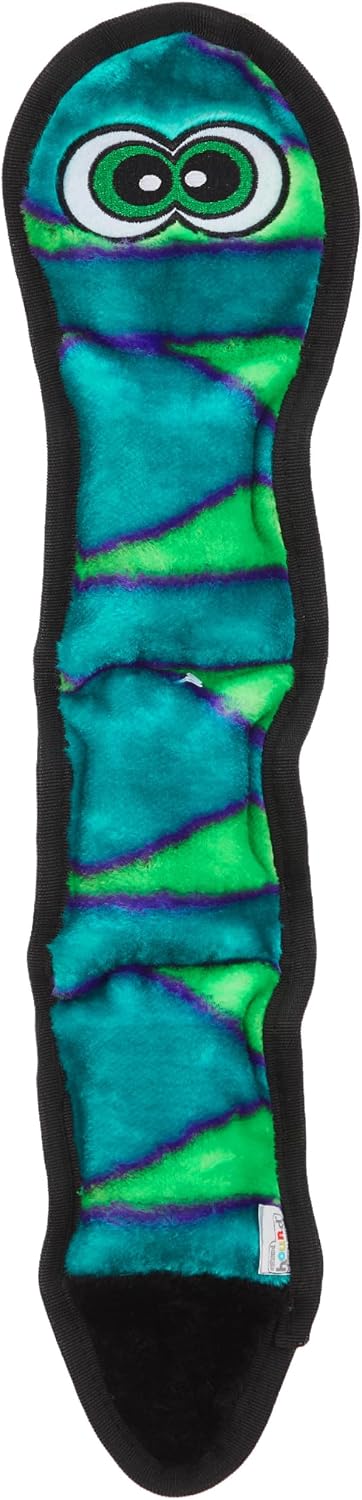 Outward Hound Durablez Snake - Squeaky Plush Dog Toy, No Stuffing for Less Mess, Interactive & Tough, 6 Jumbo Squeakers, Puppies & Dogs, X-Large, 40" - Image 9