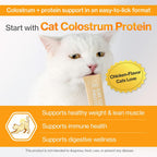 Doctor By cat colostrum formula showing premium ingredients like goat milk