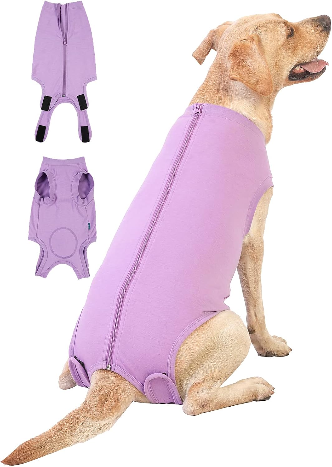 Dog Surgery Recovery Suit - After Spay, Abdominal Wounds Post Surgical Recovery, Anti Licking Breathable Dog Onesies for Small, Medium & Large Pet, Alternative Bandages Cone E-Collar - Image 11