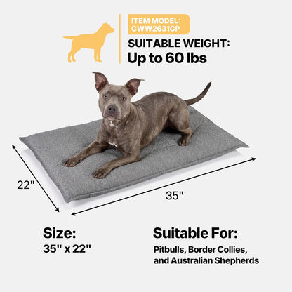 Veehoo dog crate pad fabric texture detail