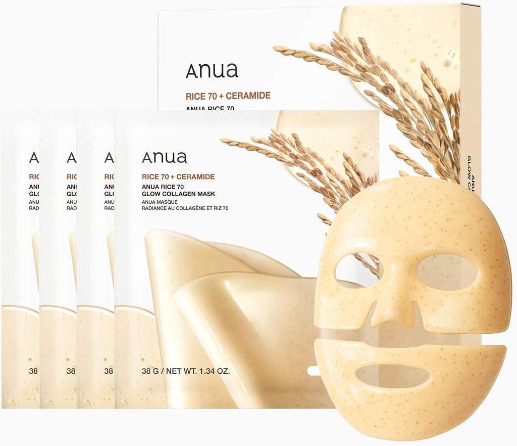 ANUA Peach 70 Niacin Brightening Collagen Mask, 1.34 fl.oz/4ea - Image 9