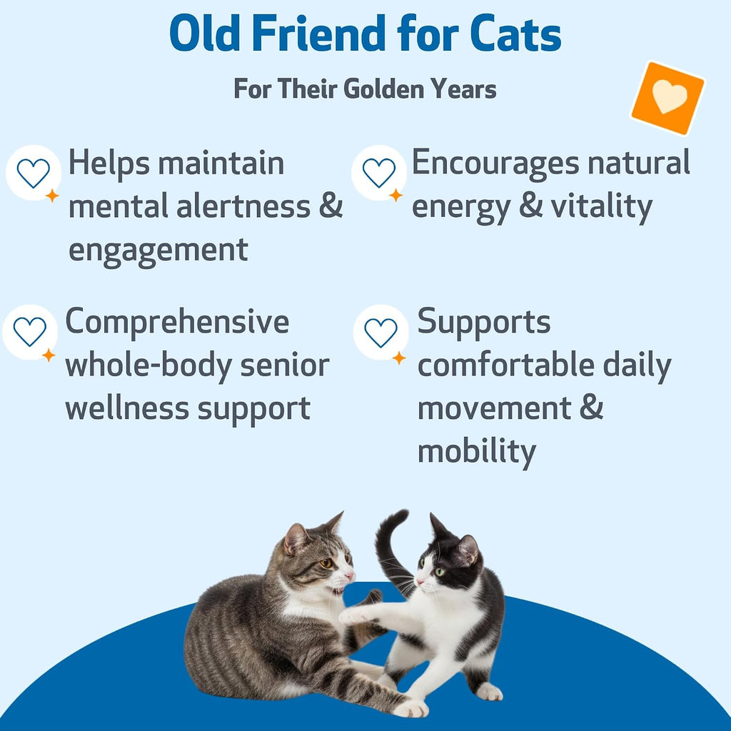 Pet Wellbeing herbal tonic bottle label details for senior cats