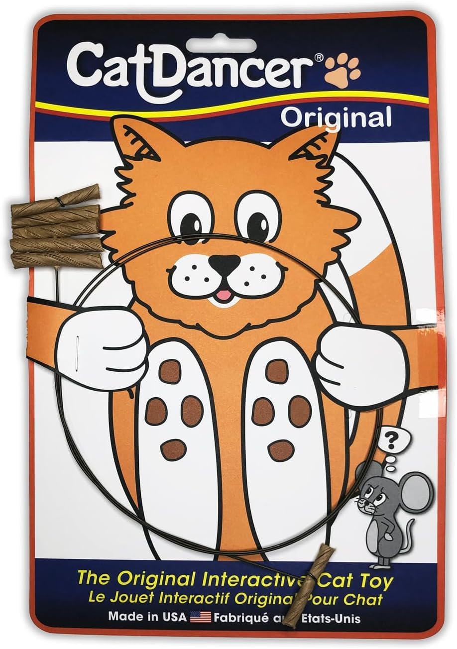 Cat Dancer Products 101 Interactive Cat Toy, Brown (Black, 2 Pack) - Image 7