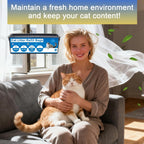 Egdusns easy tear cat litter refill bags showing the built in perforated line