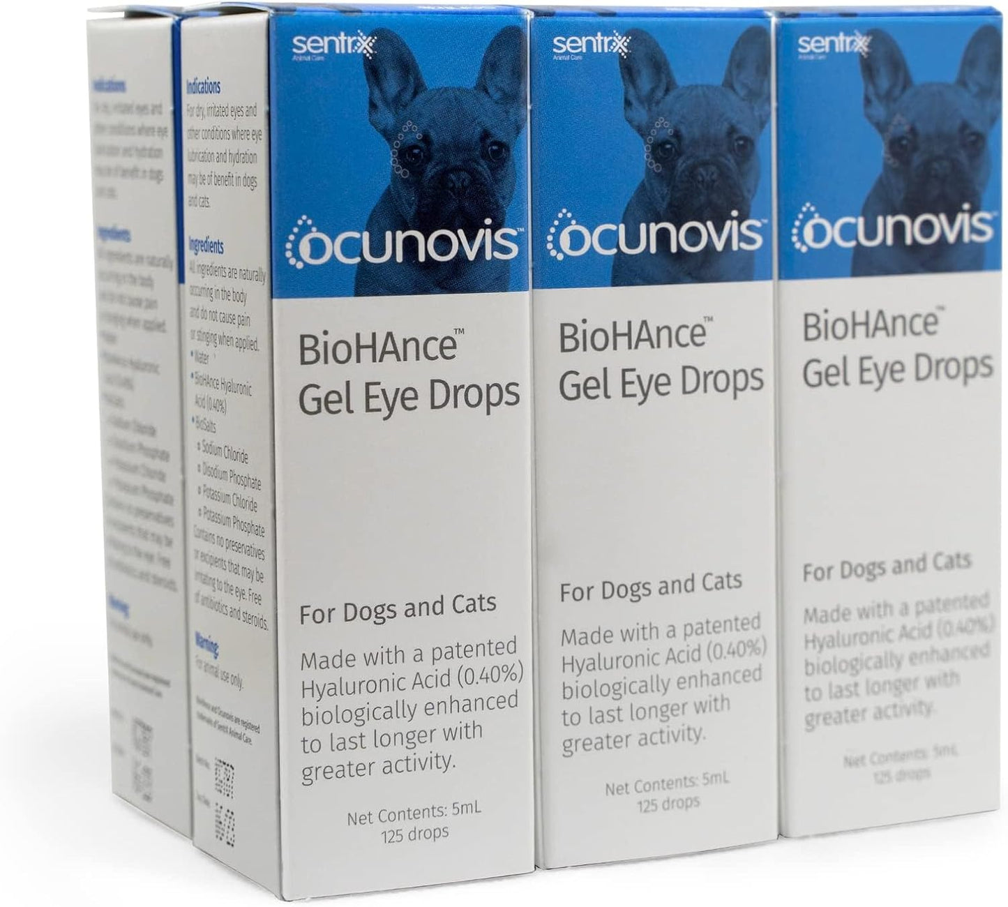 Sentrx Ocunovis Gel Eye Drops for Dogs & Cats, Eye Lube for Dogs Allergy Relief Lubricant, Dogs with Dry Eyes, Artificial Tears, 10 ml - Image 12