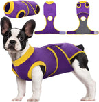 Kuoser Recovery Suit for Dogs Cats After Surgery, Professional Pet Recovery Shirt Dog Abdominal Wounds Bandages, Substitute E-Collar & Cone,Prevent Licking Dog Onesies Pet Surgery Recovery Suit - Image 14