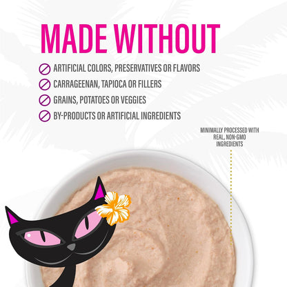 Tiki Cat Luau Velvet Mousse, Salmon in Broth, Complete Nutrition for Balanced Diet, Wet Cat Food For All Life Stages, 2.8 oz. Pouch (Pack of 12) - Image 10