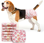 Dono Dog Diapers Female, Disposable Doggie Diapers, Super Absorbent Puppy Diapers with Adjustable Tail Hole, Wetness Indicator for Cats Doggy in Heat Period, XX-Small, 16 Count - Image 10