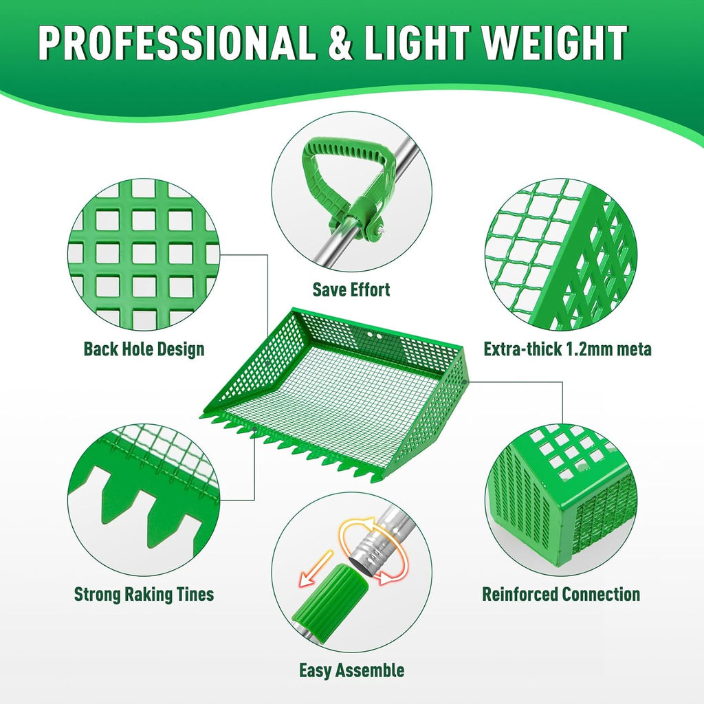 Premium imported USA chicken poop scooper packaging components view
