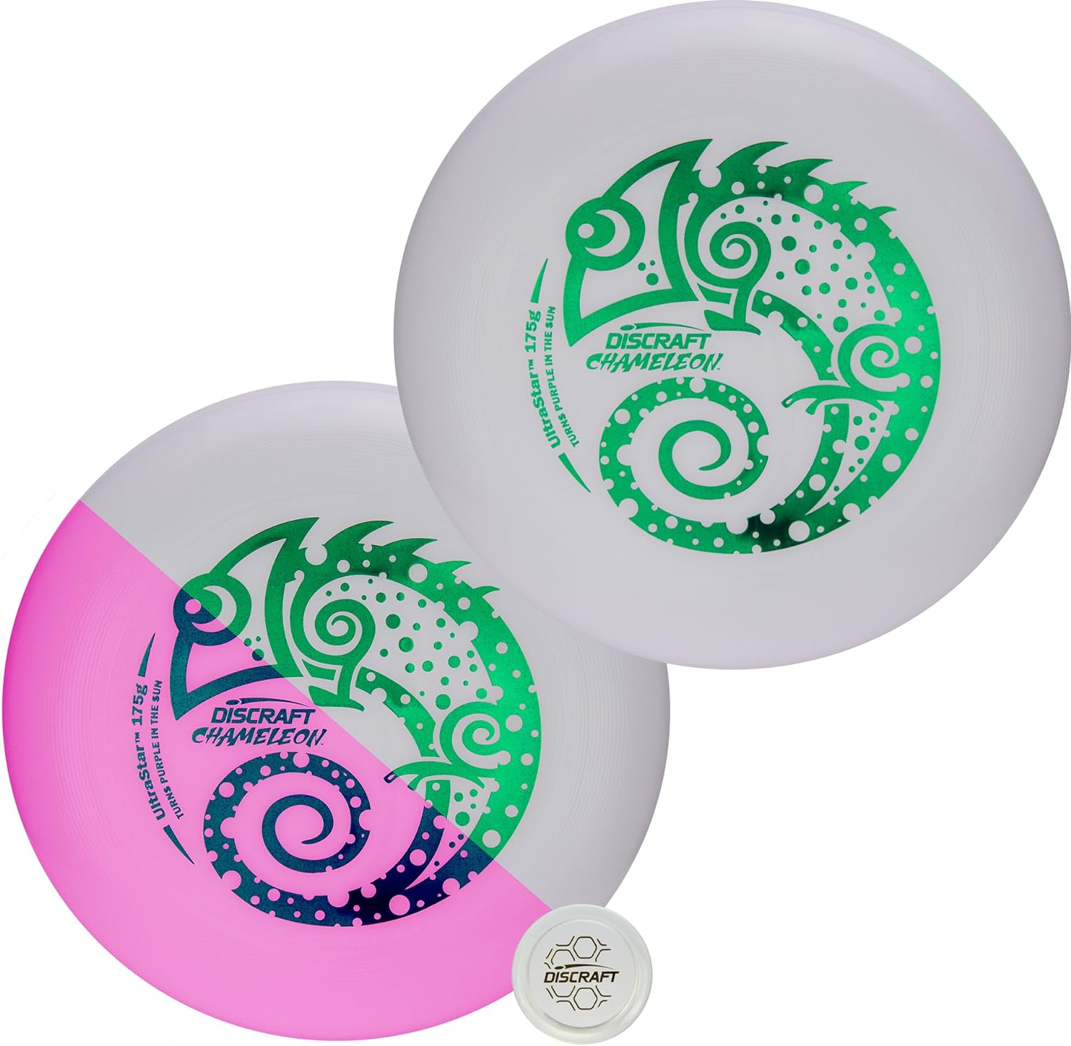 Discraft Ultrastar 175 gram ultimate frisbee disc front view featuring official logo branding