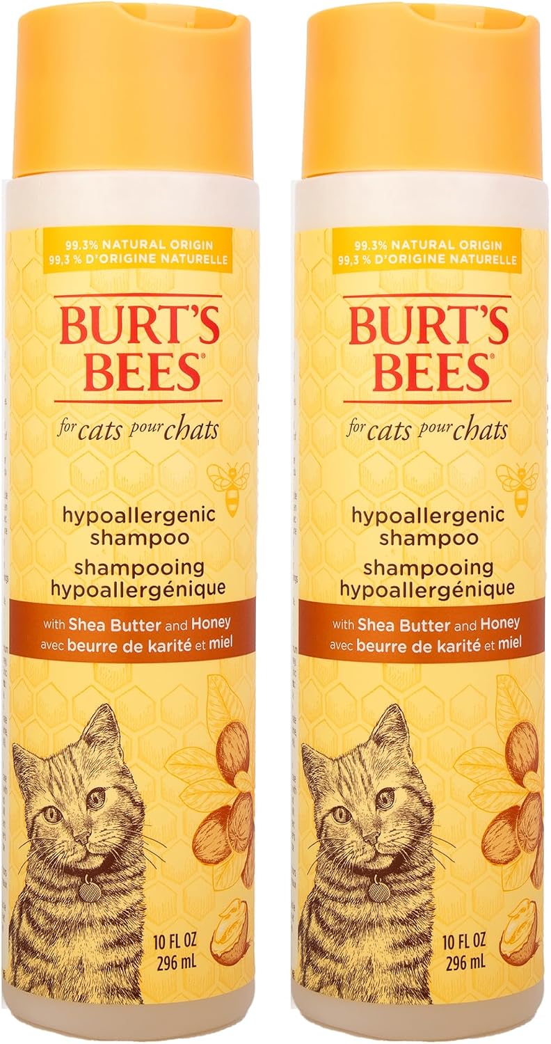 Burt's Bees for Pets Hypoallergenic Cat Shampoo, Shea Butter, 10 Fl Oz - Image 14