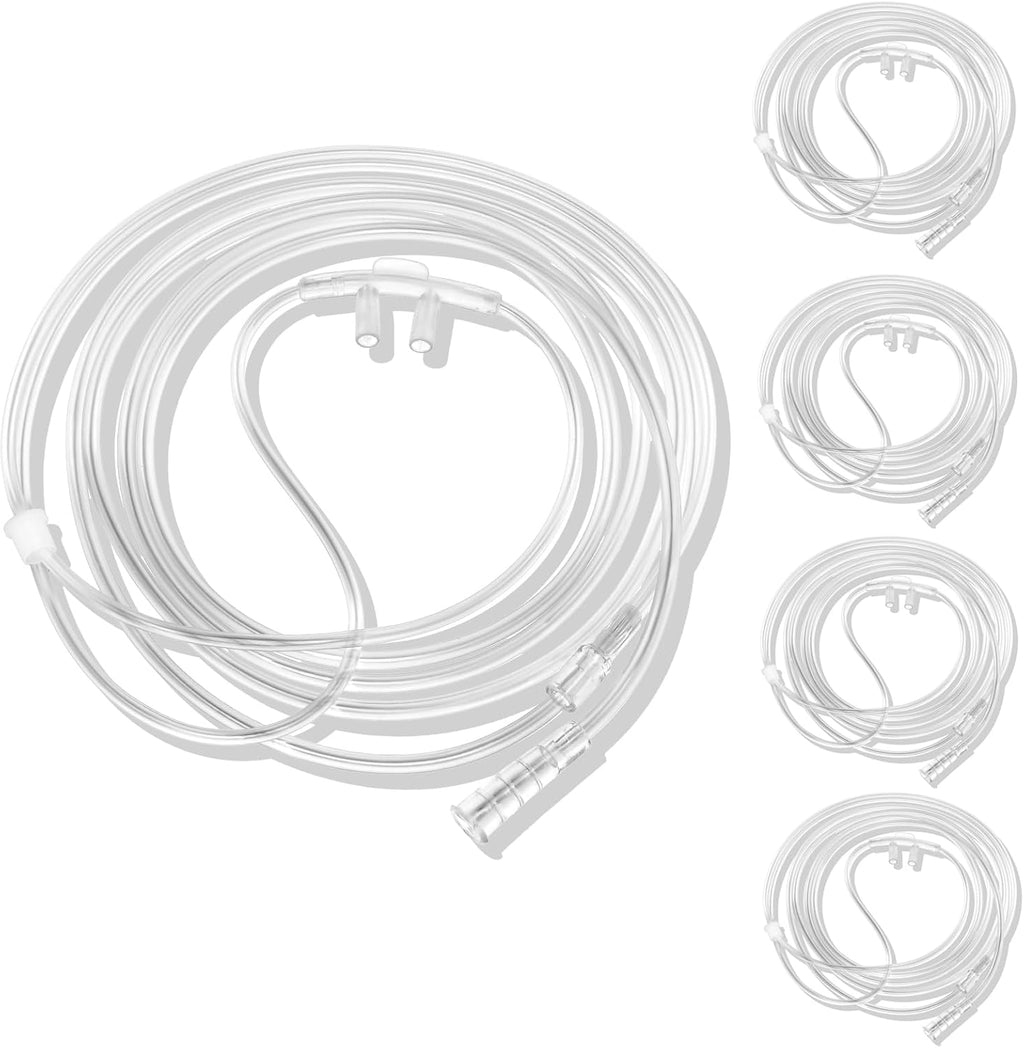 YONCOZY Soft Nasal Oxygen Cannula front view medical grade tubing