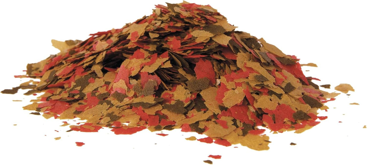 Tetra tropical fish food flakes container back label details