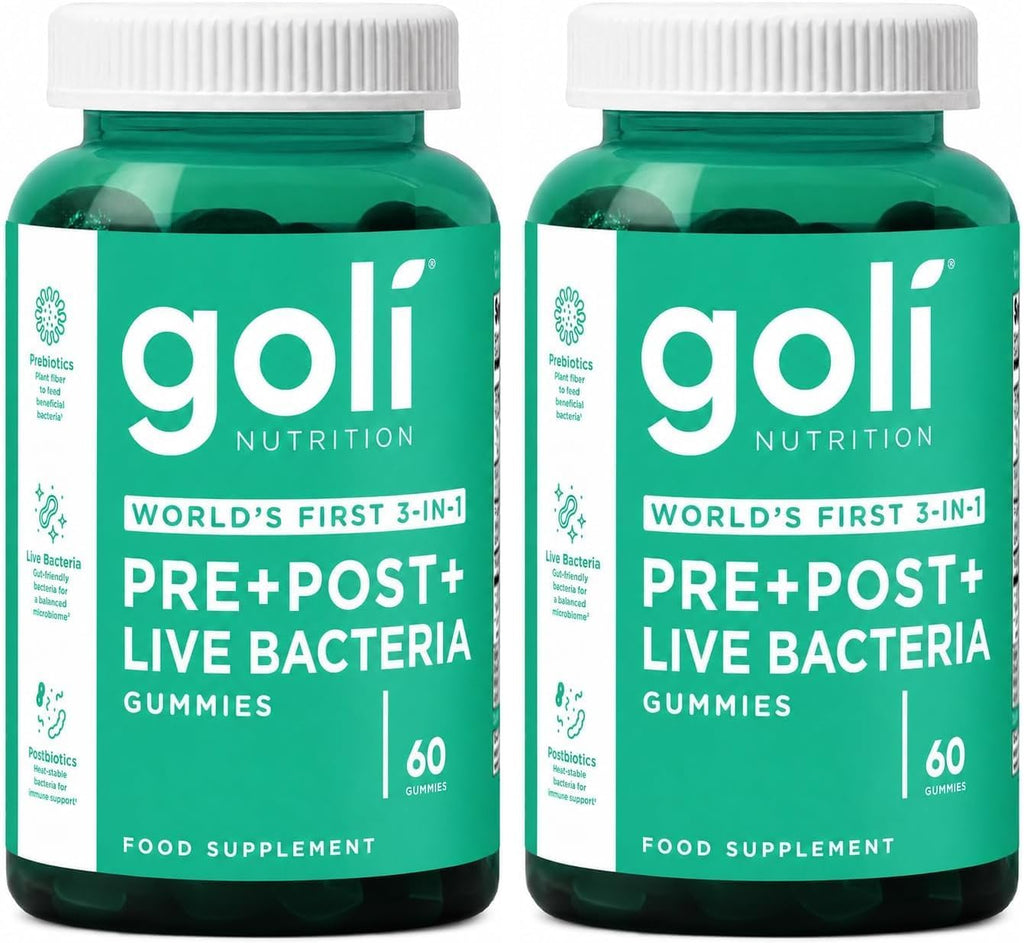 Goli Pre Pro Postbiotic Gummies - Worlds First 3-in-1 Formula with DE111 Probiotics, XOS Prebiotics, MCC1849 Postbiotics - Vegan, Non-GMO, Gluten-Free - Image 10