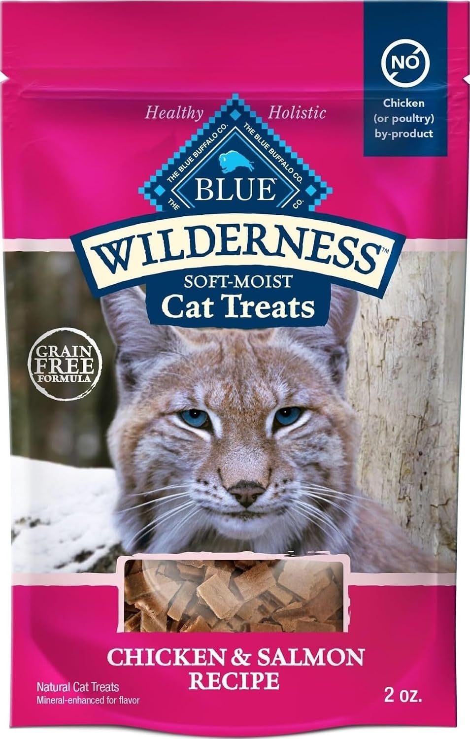 Blue Buffalo Wilderness Chicken & Salmon Soft Cat Treats, Grain-Free, 2 oz - Image 11