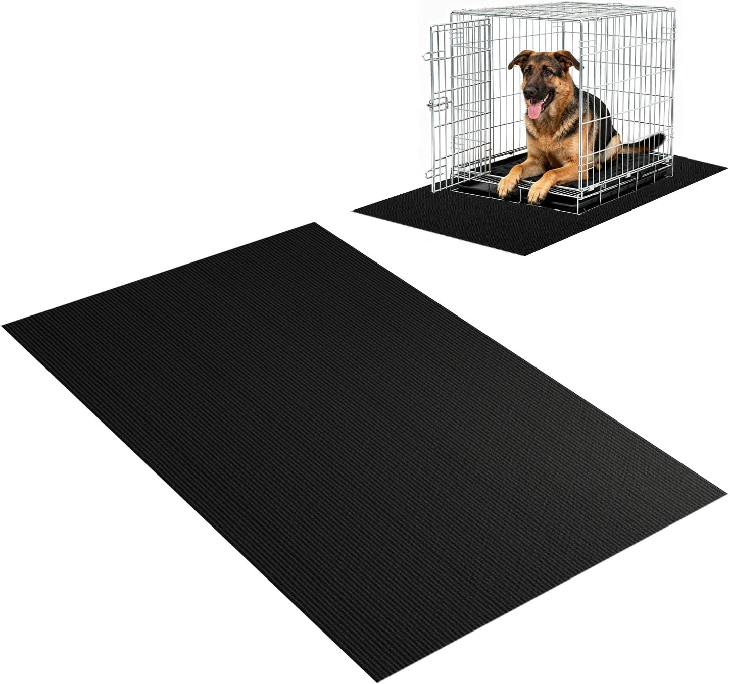 Wiojtry pet crate floor protection mat full top view