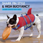 AOFITEE pet swimming vest high buoyancy safety gear side view