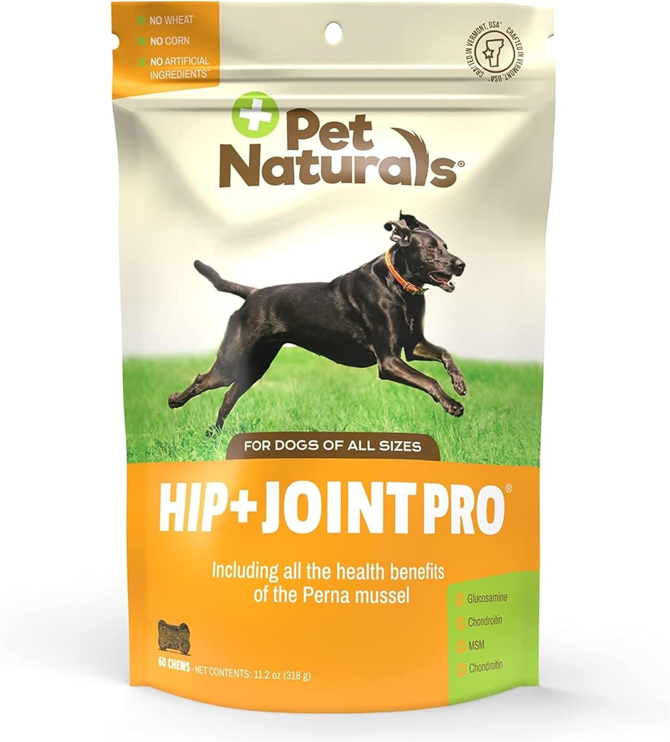 Pet Naturals Hip and Joint Supplement with Glucosamine, Green-Lipped Mussel, and Chondroitin for Cats, Duck Flavor, 160 Chews - Image 9