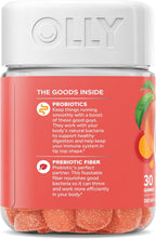 OLLY Probiotic + Prebiotic Gummy, 500 million CFUs, Peachy Peach - 30 Count - Image 10