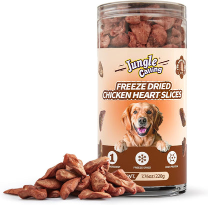 Jungle Calling Freeze Dried Chicken Cat & Dog Treats, Single Ingredient Chicken Bites for Cats & Dogs, High Protein Pet Training Treats, Edible Organic Food Topper, Approx 670 Pieces, 10.58 oz - Image 11