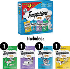 Temptations feline favorites variety pack back label details