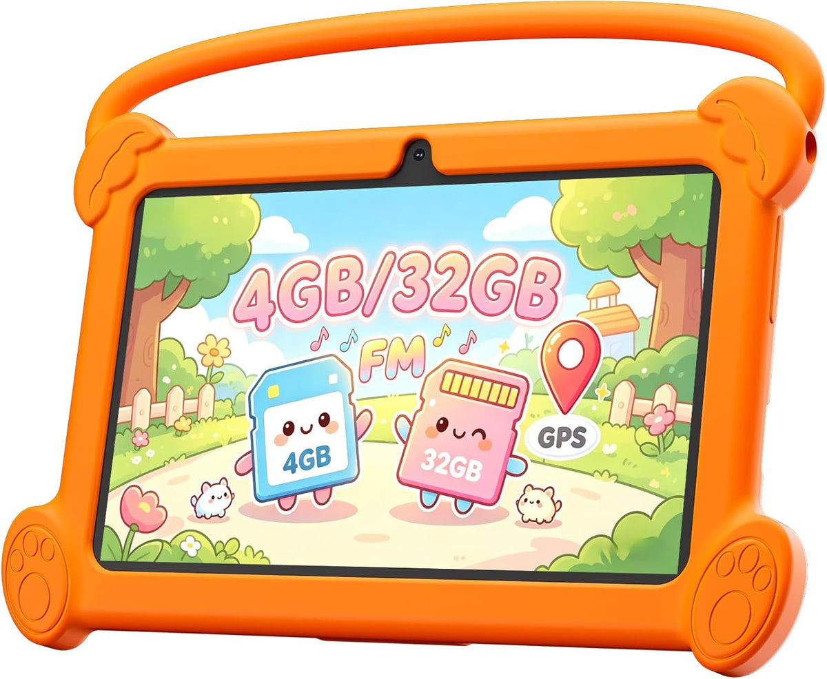 DIGITHINK Kids Tablet 7 inch 3-9 with Protective Case, 4GB(2GB+2GB Expand) RAM 32GB ROM, Toddler Tablets, Andriod Educational Learning Device,Prarent Control, Netflix,YouTube,aiwawa apps (Blue) - Image 10