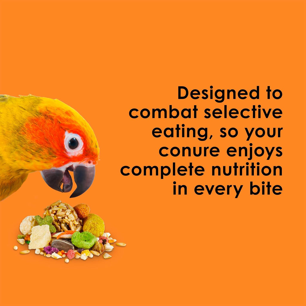 Back Packaging Details And Nutritional Information For Kaytee Conure Blend