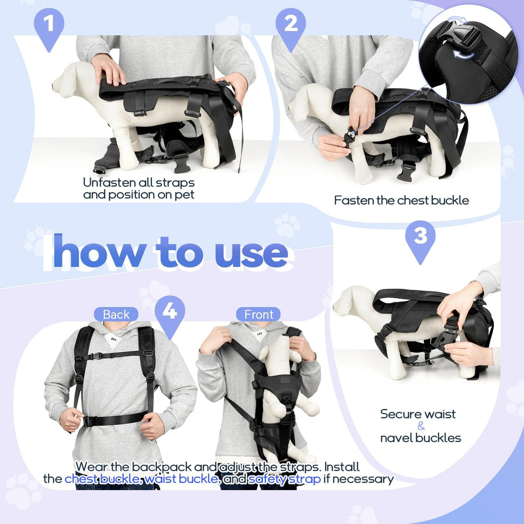 YUDODO hands free pet backpack close up of premium mesh ventilation panel