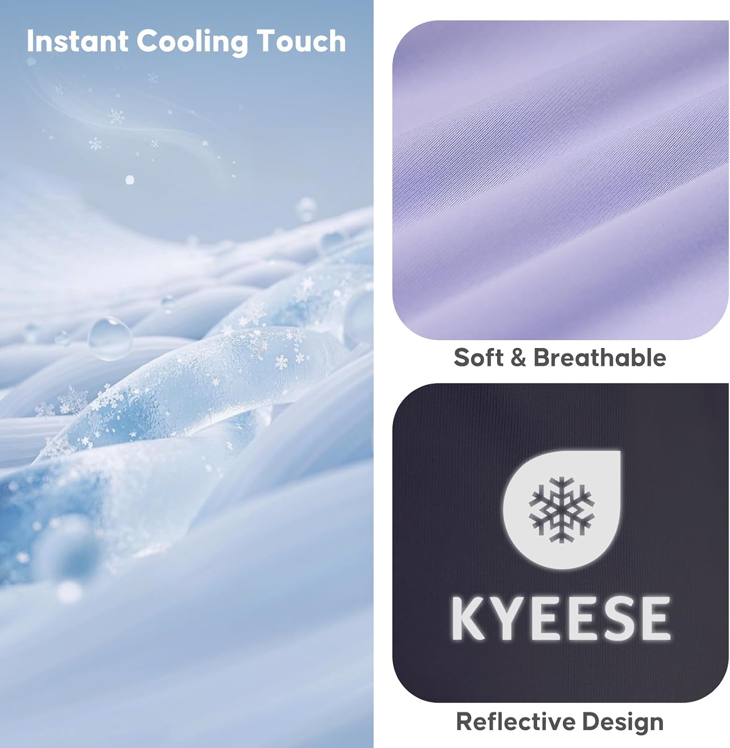 Reflective detail on Kyeese cooling vest for dogs