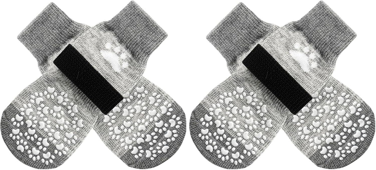 EXPAWLORER Anti-Slip Dog Socks,Dog Boots&Paw Protectors to Prevent Licking,Dog Shoes for Hot/Cold Pavement, Double Sides Non-Skid Traction Control on Hardwood Floor for Senior Dogs - Image 13