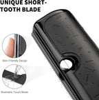 PetPog premium pet shedding blade design with embossed bone patterns