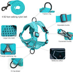 Adjustable extra large cat vest and leash set side profile