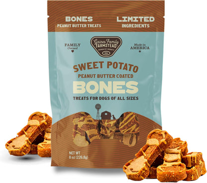 Gaines Family Farmstead Sweet Potato Dog Bones - 32 oz Bag, All-Natural, Single Ingredient, Grain-Free Dog Treats for Digestive Health, High Fiber - Training & Rewards, Made in USA - Image 15