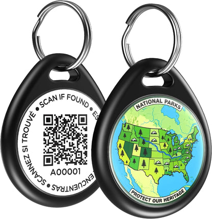 Dog Tags Personalized, QR Code Pet ID Tags for Dog Collar, Online Profile, Scan Location Alerts, Black - Image 15