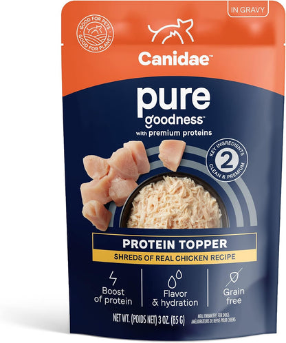 Canidae Pure Goodness Protein Topper Wet Dog Food - Easy Protein Addition & Daily Nutrition Boost - Grain-Free Limited Ingredient Formula - 3 oz - Wild-Caught Salmon in Gravy - Case of 12 - Image 11