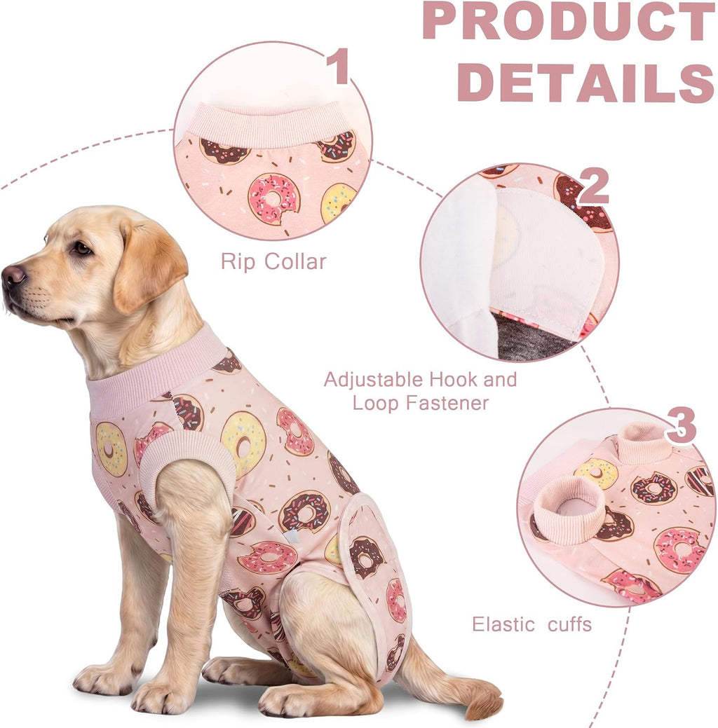 Soft cotton spandex surgery suit for abdominal wounds