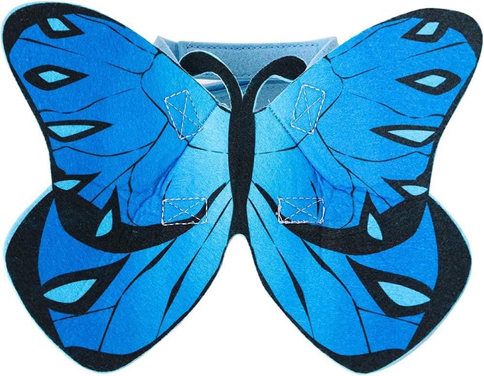 Side profile of cat dog butterfly costume wings apparel