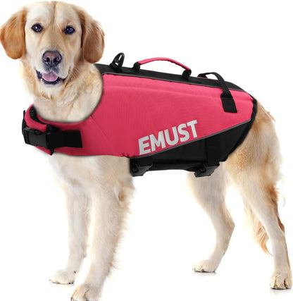 EMUST Dog Life Jacket, XL, NewOrange, Waterproof, Breathable, Adjustable with Rescue Handle, for Swimming Pool Beach Boating - Image 15