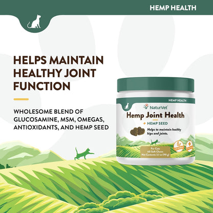 NaturVet Hemp Joint Health ingredients label details
