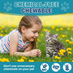 Bottle of 300 count CPFK oral flea defense chews for cats