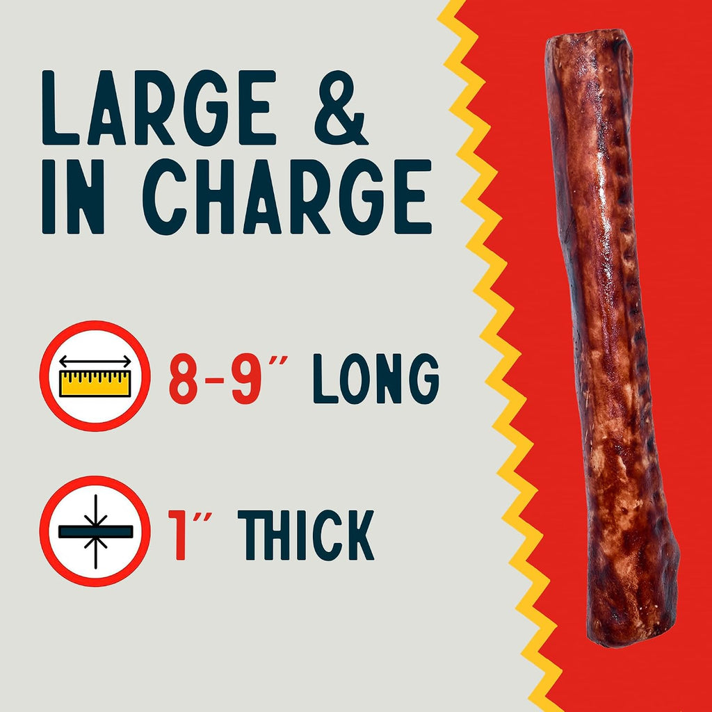 Canine Chews eight to nine inch retriever rolls packed in a twenty five count bag