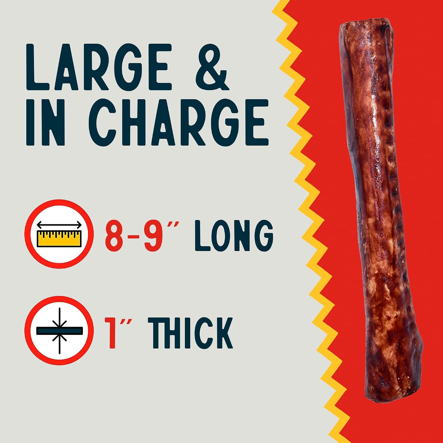 Canine Chews eight to nine inch retriever rolls packed in a twenty five count bag